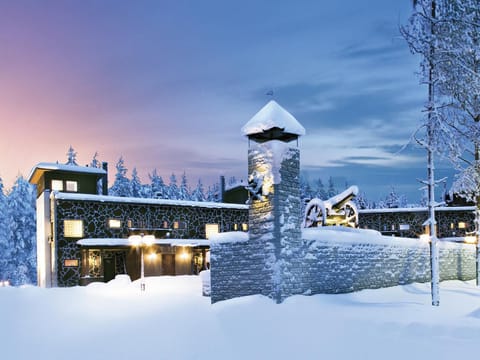 Facade/entrance, Night, Winter