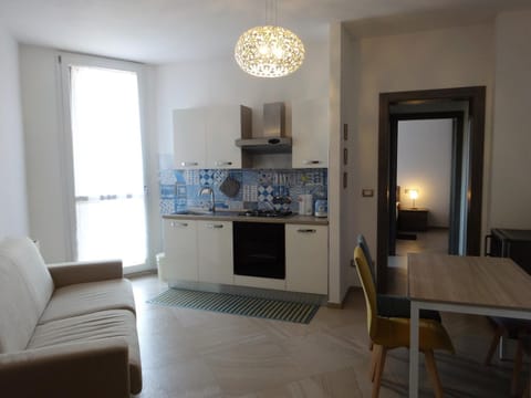 Kitchen or kitchenette, Living room, Dining area