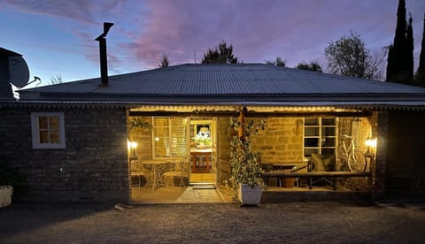 Property building, Patio, Night