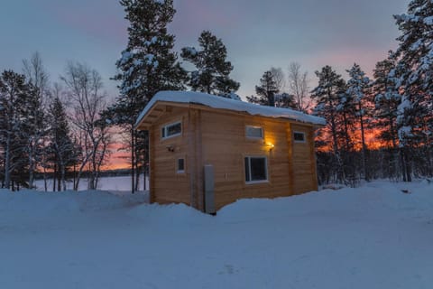 Property building, Winter, Lake view