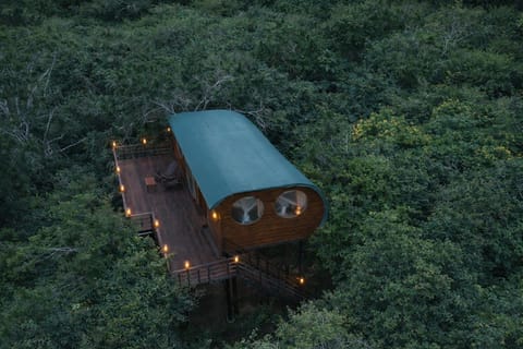 Property building, Natural landscape, Bird's eye view
