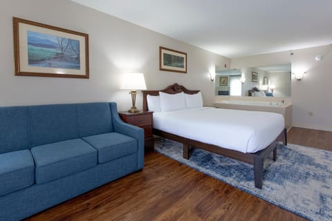 Bed, Seating area, Bedroom