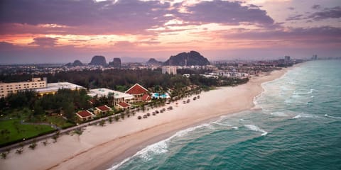 Beach, Beach, Landmark view, Mountain view, Sea view, Sunset