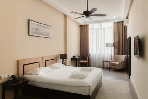 Bed, TV and multimedia, Living room, Photo of the whole room, Seating area, Bedroom