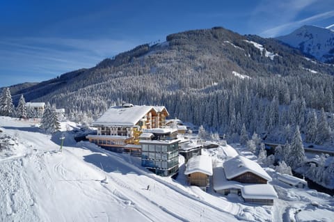 Property building, Natural landscape, Winter, Mountain view