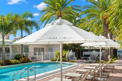 Day, Swimming pool, sunbed