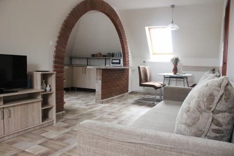 Kitchen or kitchenette, Living room, Dining area