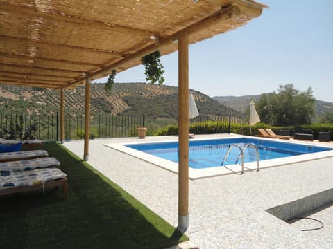 Natural landscape, Mountain view, Swimming pool, sunbed