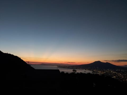 Natural landscape, Mountain view, Sea view, Sunset