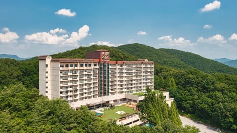 Property building, Natural landscape, Bird's eye view, Mountain view