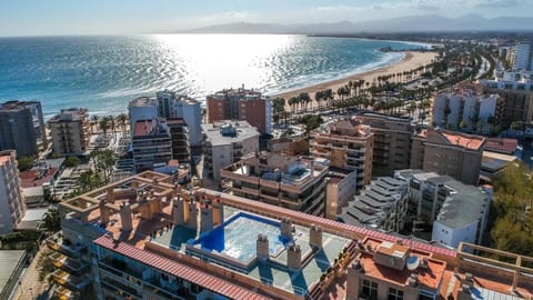 Facade/entrance, Day, Bird's eye view, View (from property/room), Decorative detail, Floor plan, Beach, Landmark view, Sea view, Street view, Swimming pool