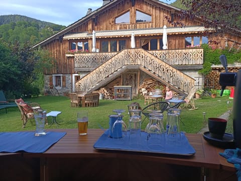 Property building, Garden, Garden view