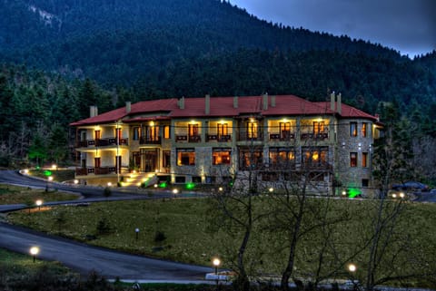 Property building, Night, Natural landscape