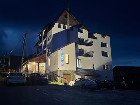 Property building, Night, Location, Parking