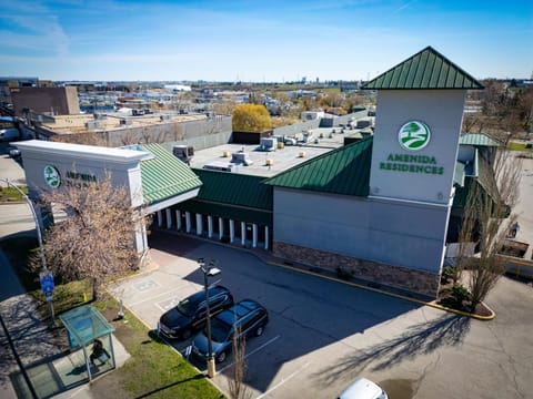 Property building, Street view, Location, Parking