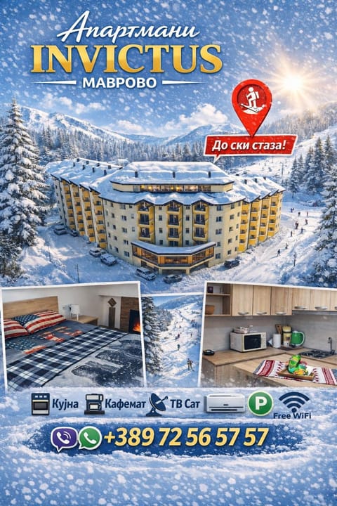 Apartment Invictus Mavrovo Apartment in North Macedonia