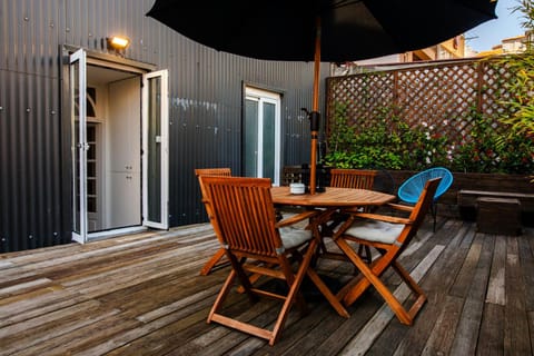 Property building, Patio, Day, View (from property/room), Balcony/Terrace