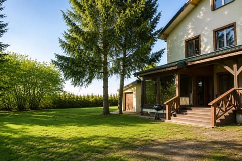 Property building, Spring, Natural landscape, Garden, Garden view