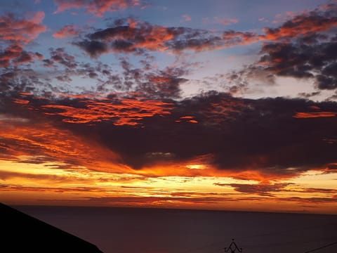Natural landscape, Sea view, Sunset