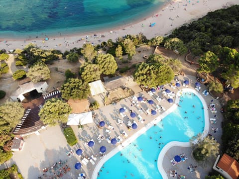 Natural landscape, Bird's eye view, Beach, Pool view, Sea view, Swimming pool, sunbed