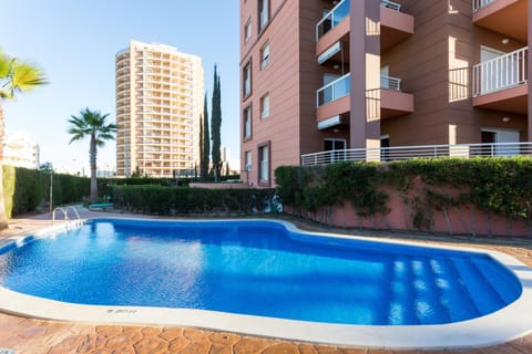Property building, Pool view