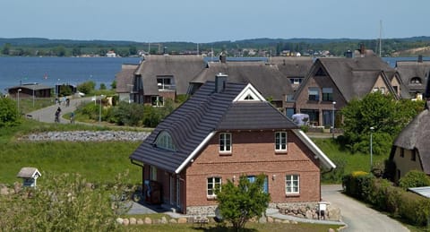 Property building, Natural landscape, Lake view