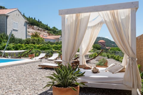 Day, Pool view, Swimming pool, sunbed