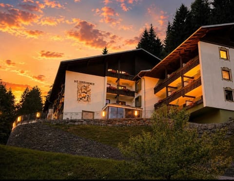 Property building, Sunset