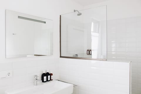Shower, Bathroom, Photo of the whole room, Decorative detail