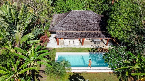 Property building, Day, Natural landscape, Garden, Garden view, Pool view, Swimming pool, sunbed