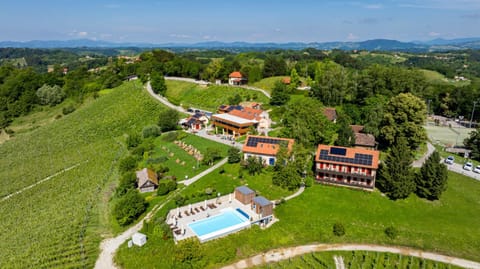 Property building, Bird's eye view, Swimming pool