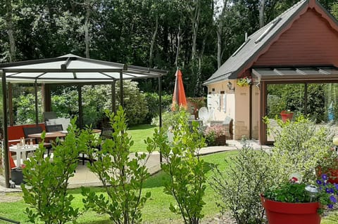 Property building, Patio, Garden, Garden view
