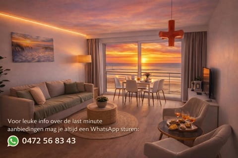 Studio zwembad met frontaal zeezicht Apartment in Ostend