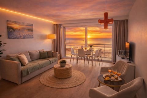 Studio zwembad met frontaal zeezicht Apartment in Ostend