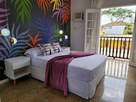 Bed, View (from property/room), Balcony/Terrace, Photo of the whole room, Bedroom