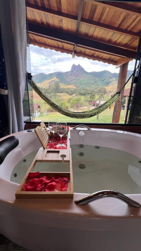 Natural landscape, Hot Tub, Mountain view, Bath