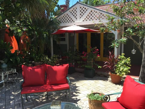 Patio, Garden, Seating area, Garden view