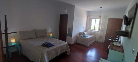 Photo of the whole room, Bedroom, oven, towels