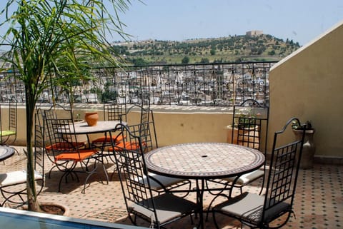 Patio, City view
