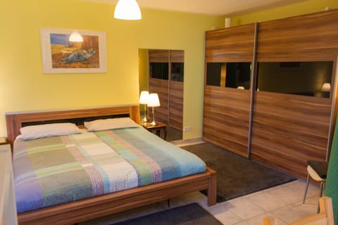 Bed, Photo of the whole room, Bedroom, wardrobe