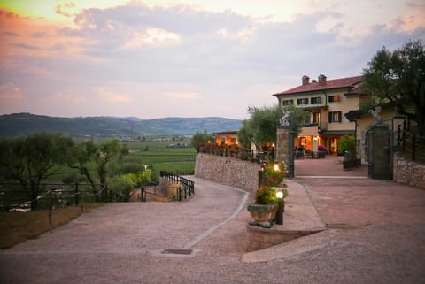 Property building, Natural landscape, Sunset
