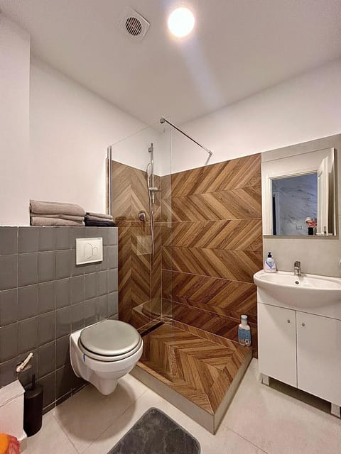 Shower, Toilet, Bathroom, towels