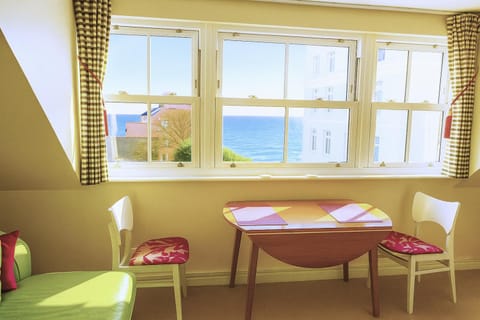 Living room, Seating area, Sea view
