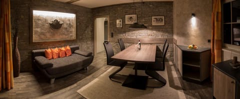 Living room, Seating area, Dining area