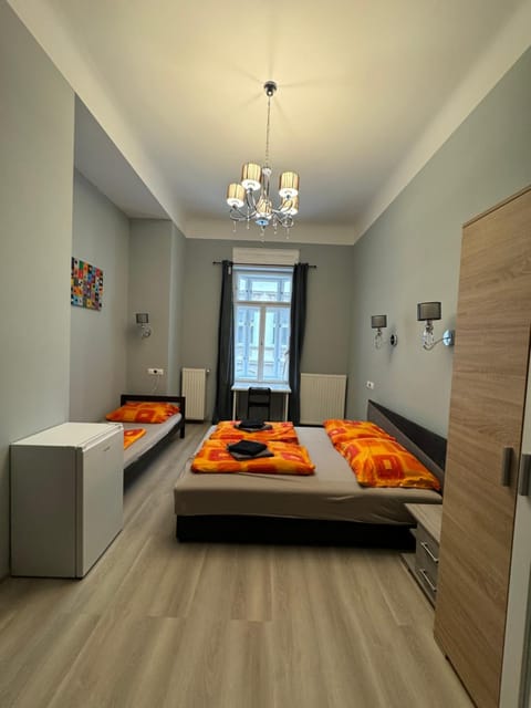 Bed, Bedroom, towels, wardrobe
