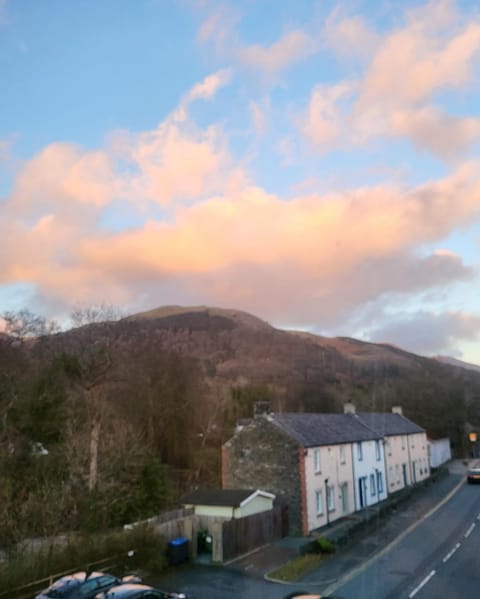 Natural landscape, Mountain view, Sunset