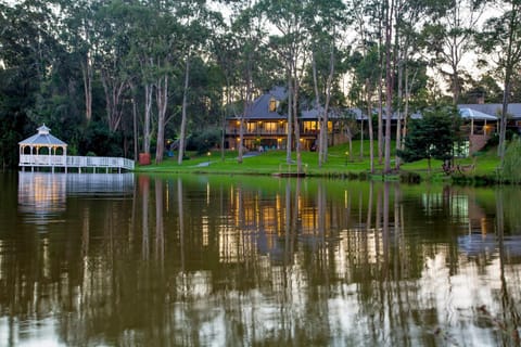 Property building, Garden, Lake view