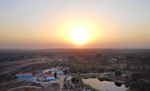 Natural landscape, Bird's eye view, Sunset