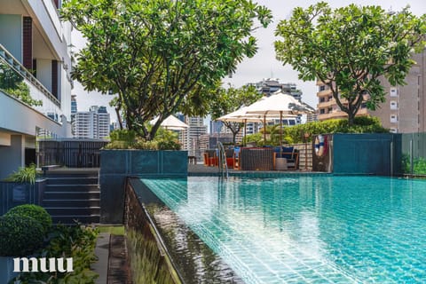 Property building, Day, Pool view, Swimming pool, Swimming pool