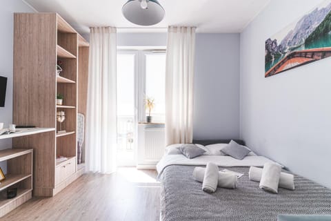 Shower, Bed, TV and multimedia, internet, towels